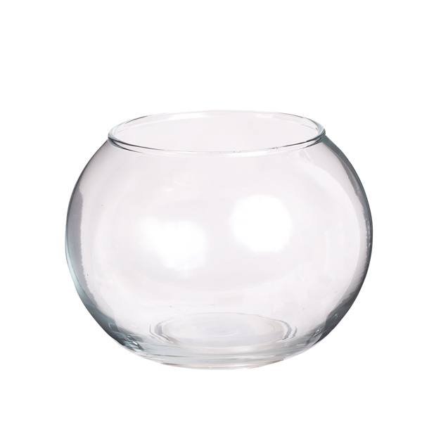 glass fish bowl with lid
